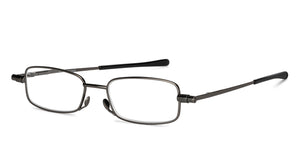 Gunmetal Rectangle Full Rim Unisex Eyeglasses by LENSKART PREMIUM READERS-151500