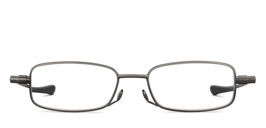 Gunmetal Rectangle Full Rim Unisex Eyeglasses by LENSKART PREMIUM READERS-151502