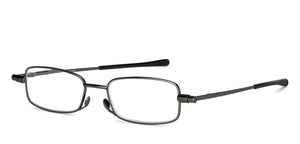 Gunmetal Rectangle Full Rim Unisex Eyeglasses by LENSKART PREMIUM READERS-151502