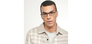 Black Rectangle Full Rim Unisex Eyeglasses by Lenskart READERS-151331