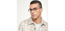 Load image into Gallery viewer, Black Rectangle Full Rim Unisex Eyeglasses by Lenskart READERS-151331