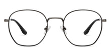 Load image into Gallery viewer, Gunmetal Round Full Rim Unisex Eyeglasses by John Jacobs-201375