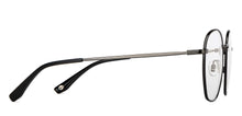 Load image into Gallery viewer, Gunmetal Round Full Rim Unisex Eyeglasses by John Jacobs-201375