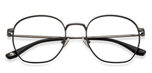 Gunmetal Round Full Rim Unisex Eyeglasses by John Jacobs-201375