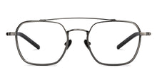 Load image into Gallery viewer, Gunmetal Square Full Rim Unisex Eyeglasses by John Jacobs-207210