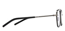 Load image into Gallery viewer, Gunmetal Square Full Rim Unisex Eyeglasses by John Jacobs-207210