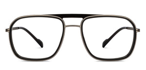 Gunmetal Square Full Rim Unisex Eyeglasses by Lenskart STUDIO-205395