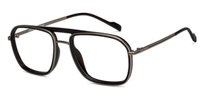 Gunmetal Square Full Rim Unisex Eyeglasses by Lenskart STUDIO-205395