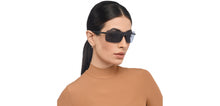 Load image into Gallery viewer, Gunmetal Square Rimless Unisex Sunglasses by John Jacobs-207027