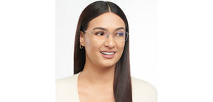 Gunmetal Rectangle Half Rim Unisex Eyeglasses by John Jacobs-201383