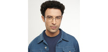 Load image into Gallery viewer, Gunmetal Round Half Rim Unisex Eyeglasses by John Jacobs-201391