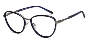 Blue Cat Eye Full Rim Women Eyeglasses by Lenskart STUDIO-205401