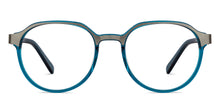 Load image into Gallery viewer, Blue Round Full Rim Unisex Eyeglasses by Vincent Chase-150830