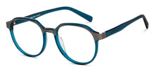 Load image into Gallery viewer, Blue Round Full Rim Unisex Eyeglasses by Vincent Chase-150830