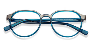 Blue Round Full Rim Unisex Eyeglasses by Vincent Chase-150830