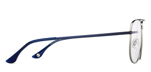 Gunmetal Square Full Rim Unisex Eyeglasses by John Jacobs-201400