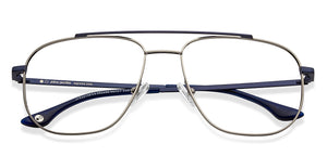 Gunmetal Square Full Rim Unisex Eyeglasses by John Jacobs-201400