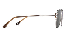 Load image into Gallery viewer, Gunmetal Rectangle Full Rim Unisex Sunglasses by John Jacobs-150974