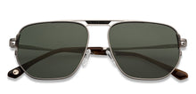 Load image into Gallery viewer, Gunmetal Rectangle Full Rim Unisex Sunglasses by John Jacobs-150974