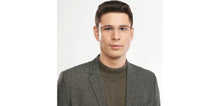 Load image into Gallery viewer, Brown Rectangle Half Rim Unisex Eyeglasses by Lenskart Air-200750