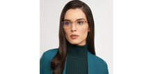 Load image into Gallery viewer, Brown Rectangle Half Rim Unisex Eyeglasses by Lenskart Air-200750