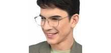 Load image into Gallery viewer, Gunmetal Round Full Rim Unisex Eyeglasses by Vincent Chase-210634