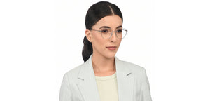 Gunmetal Round Full Rim Unisex Eyeglasses by Vincent Chase-210634
