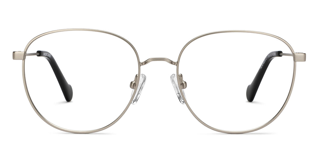 Gunmetal Round Full Rim Unisex Eyeglasses by Vincent Chase-210634
