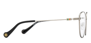 Gunmetal Round Full Rim Unisex Eyeglasses by Vincent Chase-210634