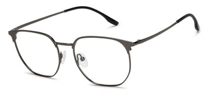 Gunmetal Square Full Rim Unisex Eyeglasses by Lenskart Air-213115