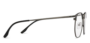 Gunmetal Square Full Rim Unisex Eyeglasses by Lenskart Air-213115