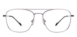 Gunmetal Square Full Rim Unisex Eyeglasses by Vincent Chase-211226