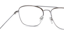 Load image into Gallery viewer, Gunmetal Square Full Rim Unisex Eyeglasses by Vincent Chase-211226
