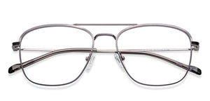 Gunmetal Square Full Rim Unisex Eyeglasses by Vincent Chase-211226
