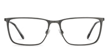 Load image into Gallery viewer, Gunmetal Rectangle Full Rim Men Eyeglasses by Fossil-200838