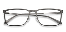 Load image into Gallery viewer, Gunmetal Rectangle Full Rim Men Eyeglasses by Fossil-200838