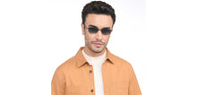 Load image into Gallery viewer, Gunmetal Rectangle Full Rim Unisex Sunglasses by Vincent Chase Polarized-209312