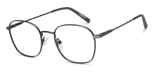 Gunmetal Round Full Rim Unisex Eyeglasses by Lenskart Air-210155
