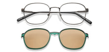 Load image into Gallery viewer, Gunmetal Round Full Rim Unisex Eyeglasses by Lenskart Air-210155