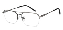 Load image into Gallery viewer, Gunmetal Rectangle Half Rim Unisex Eyeglasses by Vincent Chase-208987