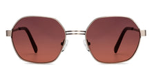Load image into Gallery viewer, Gunmetal Hexagonal Full Rim Unisex Sunglasses by John Jacobs-150970