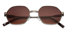 Load image into Gallery viewer, Gunmetal Hexagonal Full Rim Unisex Sunglasses by John Jacobs-150970