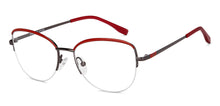 Load image into Gallery viewer, Gunmetal Cat Eye Half Rim Women Eyeglasses by Vincent Chase-200782
