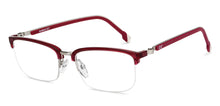 Load image into Gallery viewer, Maroon Rectangle Half Rim Unisex Eyeglasses by Lenskart Air-200760