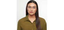 Load image into Gallery viewer, Gunmetal Rectangle Half Rim Unisex Eyeglasses by Vincent Chase-200777