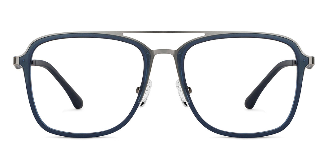 Blue Square Full Rim Unisex Eyeglasses by Lenskart Air-151660