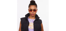 Load image into Gallery viewer, Orange Rectangle/ Square Full Rim Unisex Sunglasses by Lenskart STUDIO-205471
