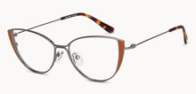Load image into Gallery viewer, Gunmetal Cat Eye Full Rim Women Eyeglasses by Vincent Chase-152828
