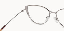 Load image into Gallery viewer, Gunmetal Cat Eye Full Rim Women Eyeglasses by Vincent Chase-152828