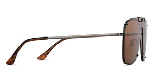 Gunmetal Square Full Rim Unisex Sunglasses by Vincent Chase-151524